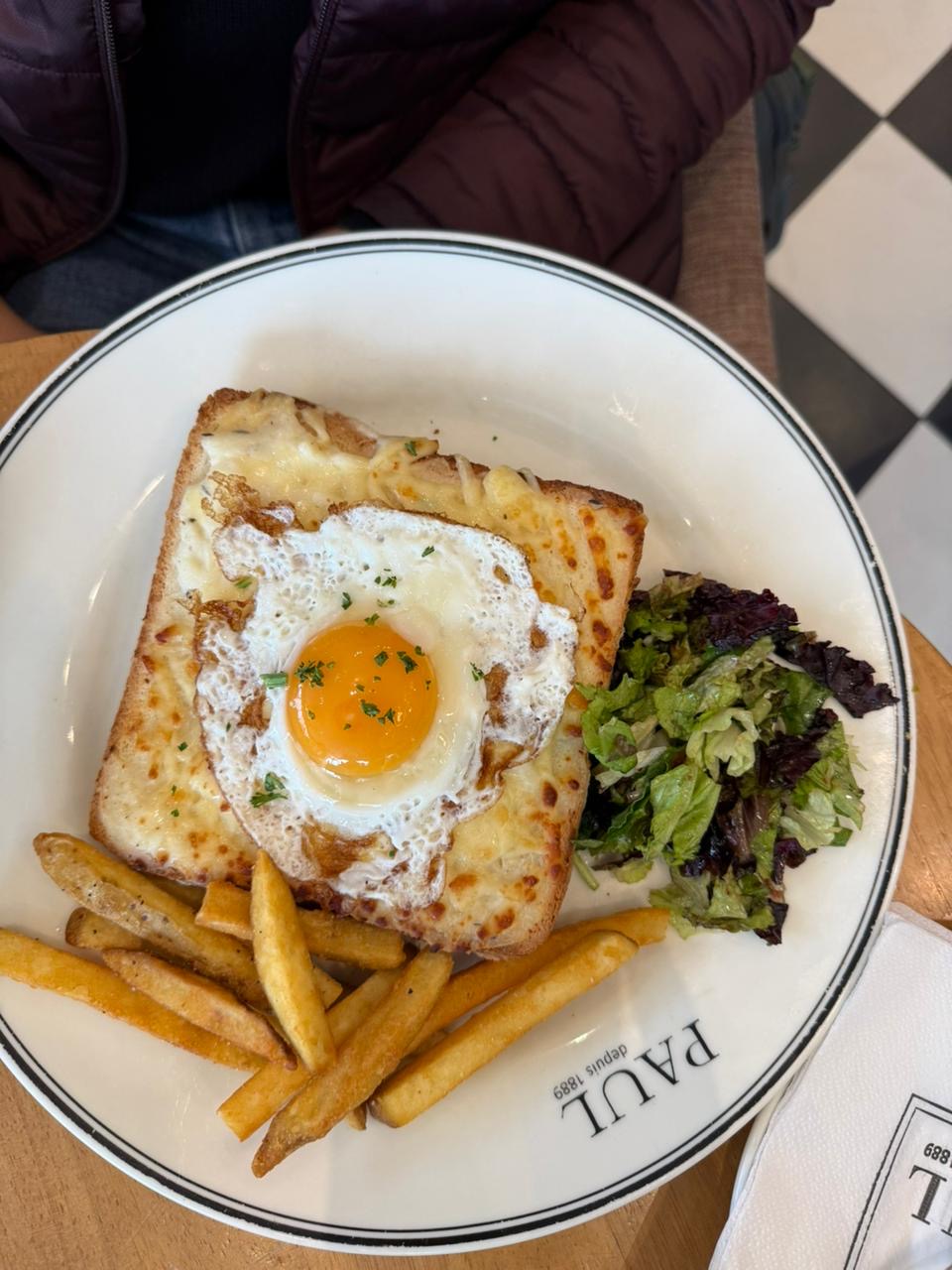 PAUL, croque madame